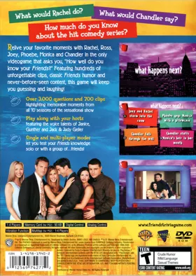 Friends - The One with All the Trivia box cover back